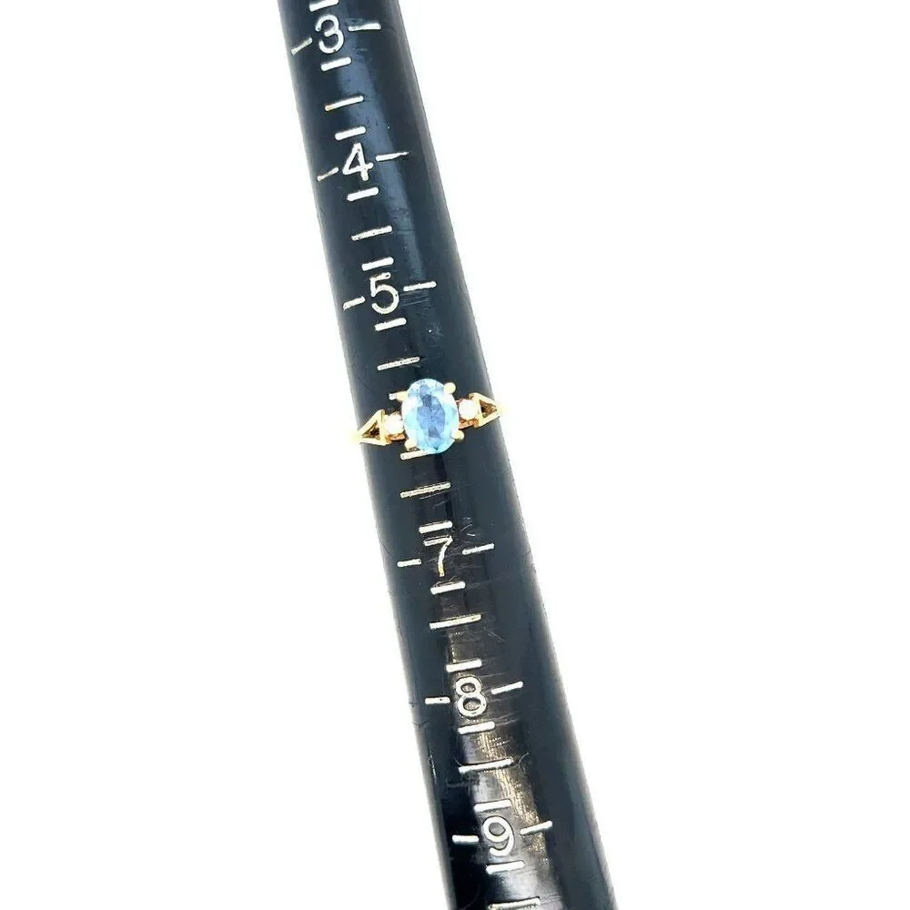 14K Gold‎ Topaz Ring